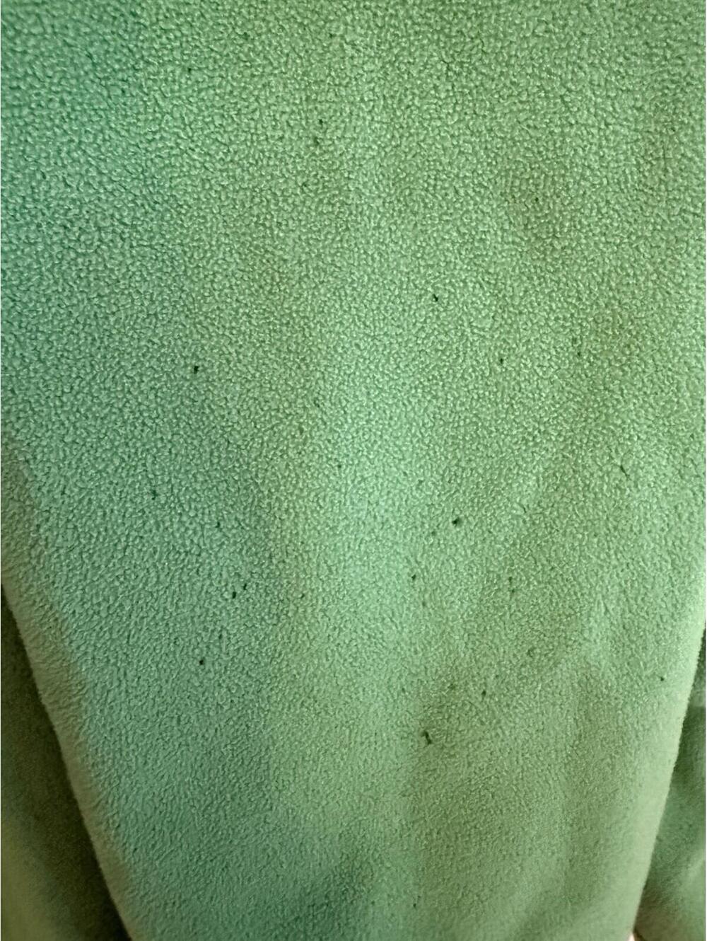 Lands’ Ends Men’s Apple Green Fleece 1/4 Zip Jacket Sz.42/44 - Picture 6 of 9